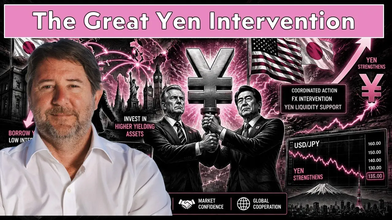 The Great Yen Intervention is a Problem for the Whole World & your Portfolio needs to Understand Why