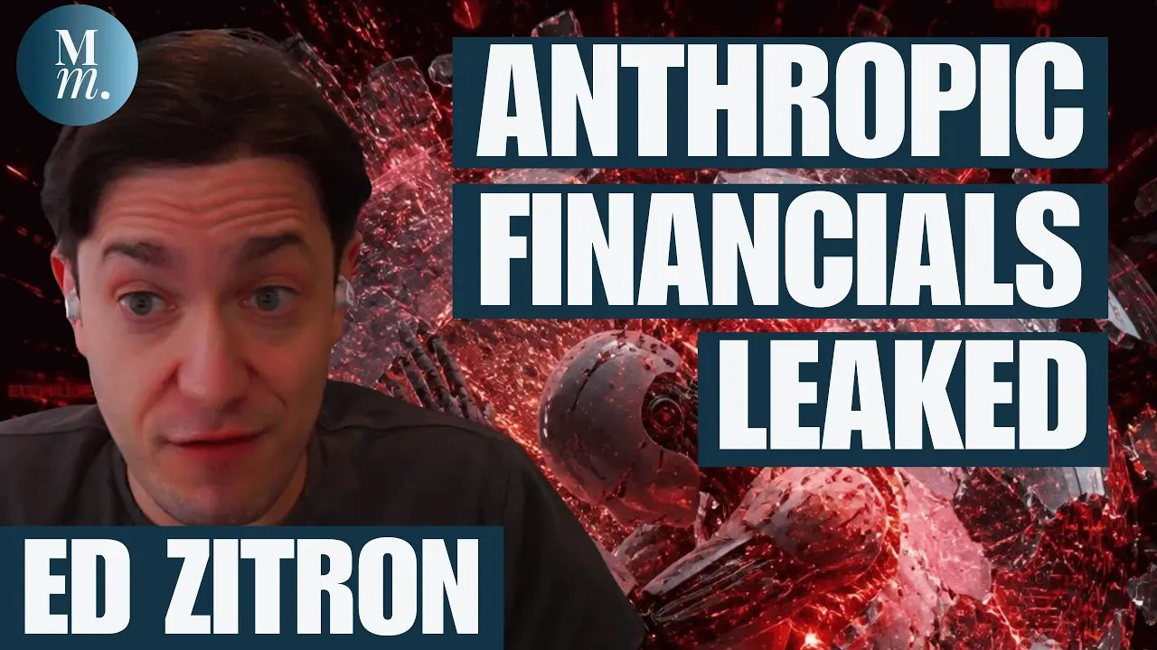 The AI Bubble is Bleeding Cash, Part 2: Anthropic's Receipts | Ed Zitron