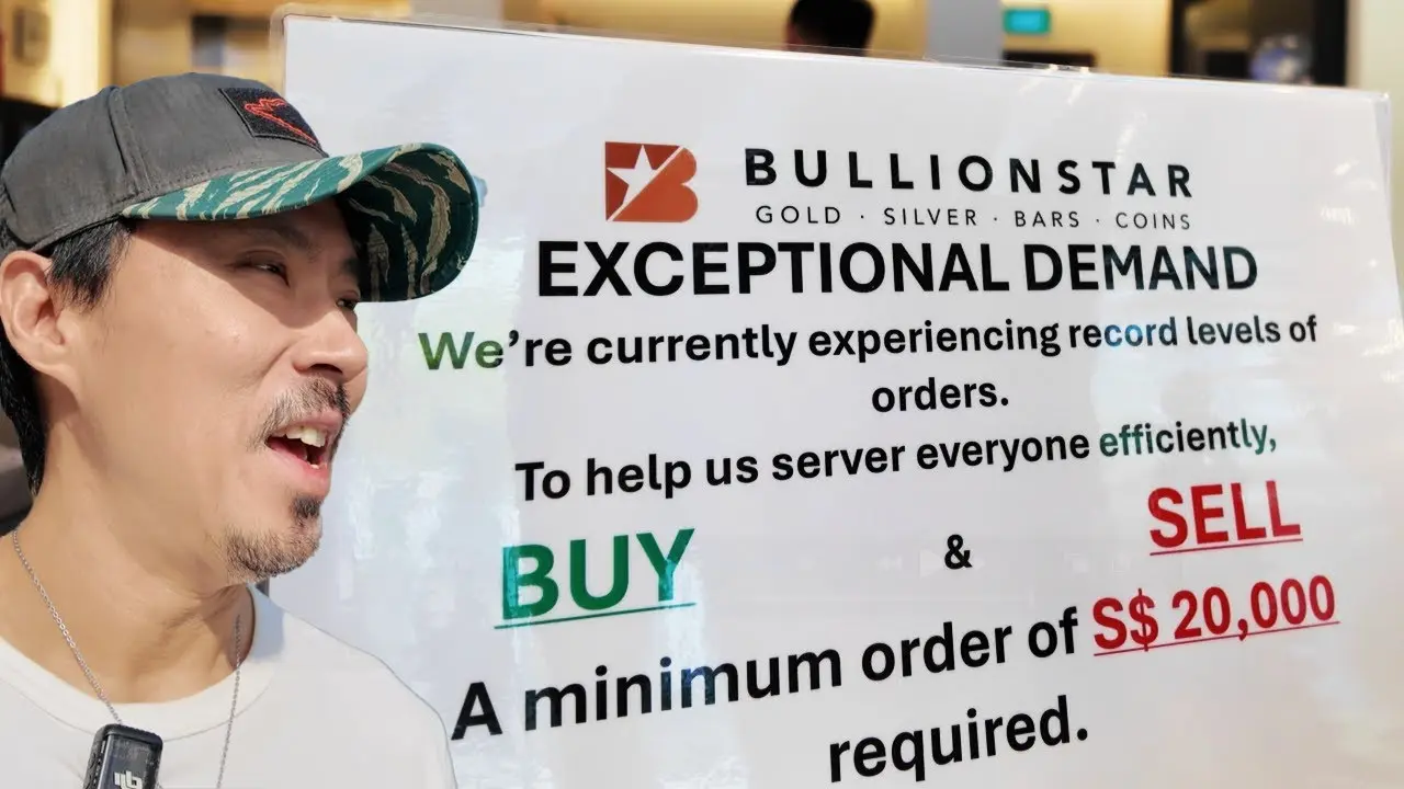 Are people really lining up to buy GOLD? I Went to a Dealer in Singapore to Check