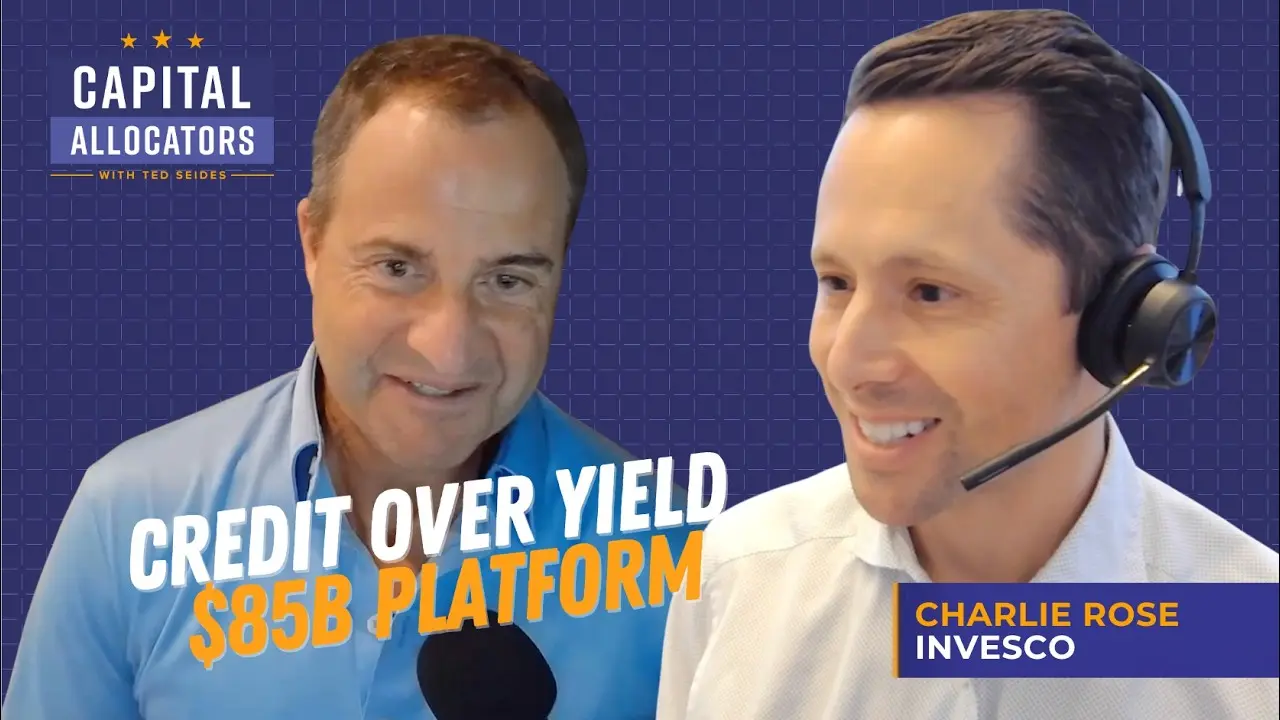 Charlie Rose: Real Estate Credit Over Yield at Invesco's $85B Platform