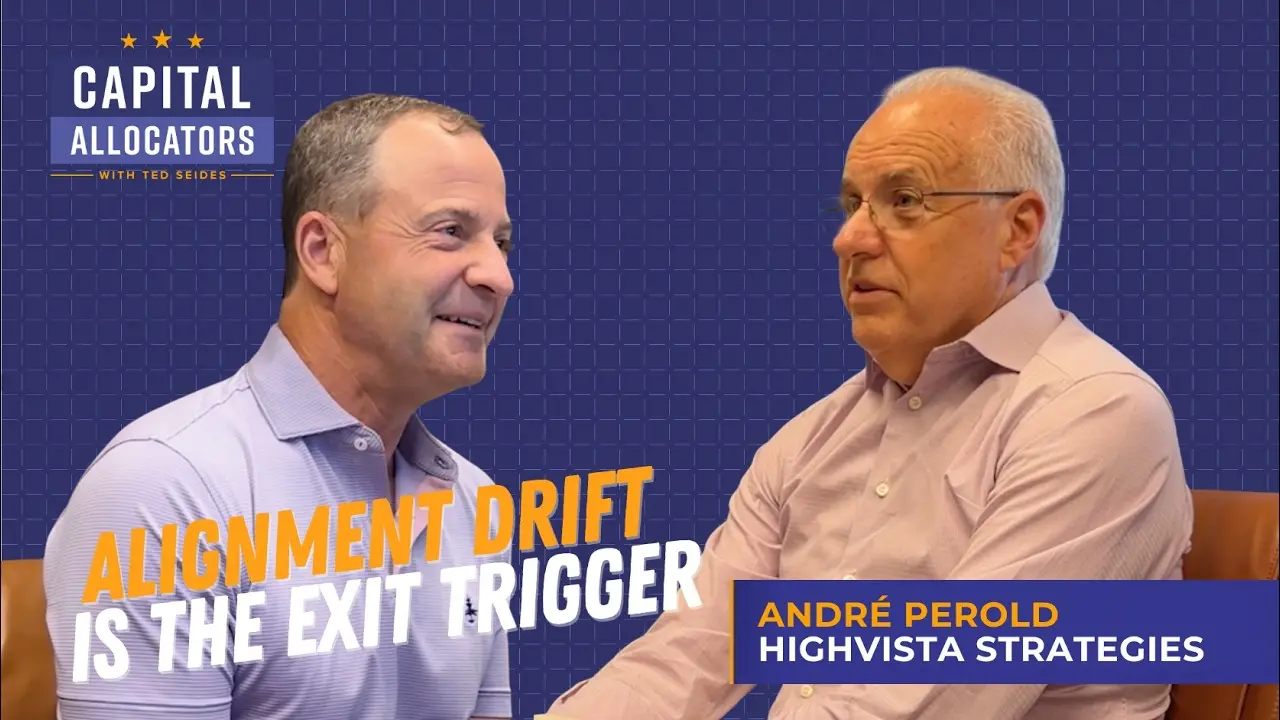 André Perold: Why Alignment Drift – Not Performance – Is the Real Exit Trigger